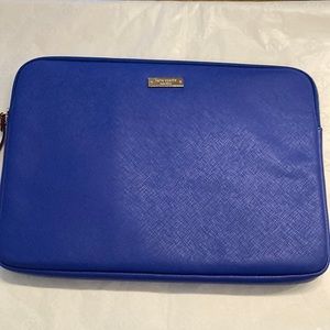 Kate Spade computer case, vibrant blue, looks brand new